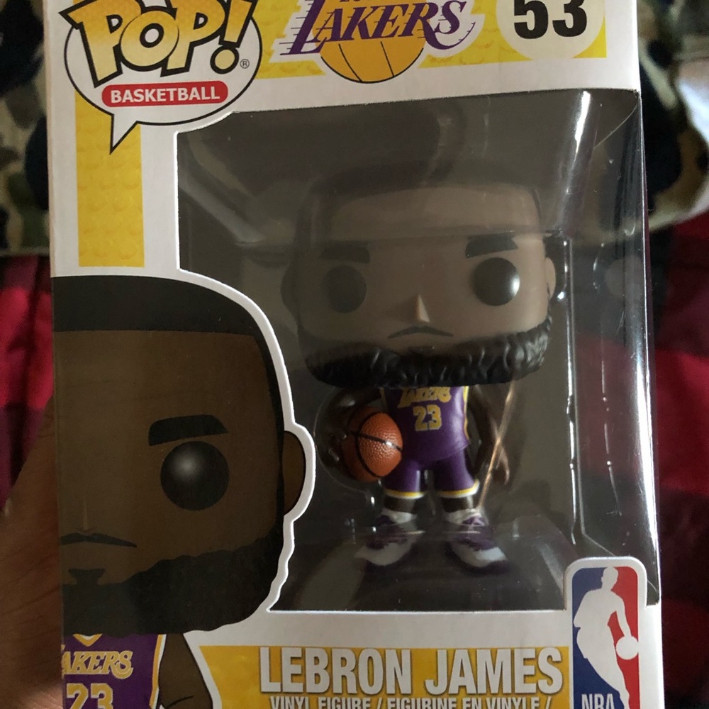 Lebron James Funko Lakers edition “purple jersey”